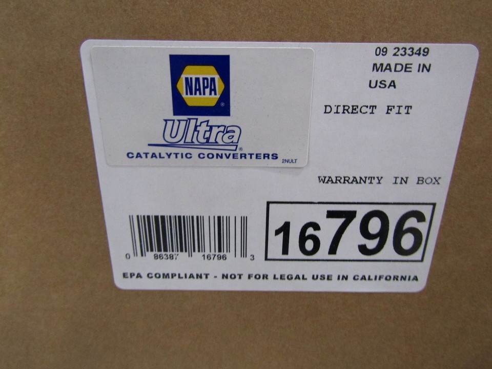 Napa Catalytic Converter Ultra EPA Direct Fit For Chevrolet and GMC