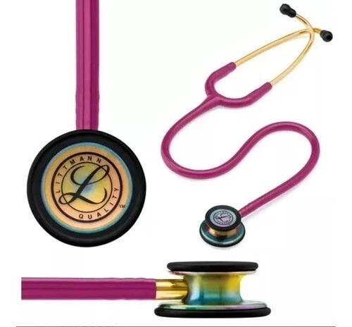 Littmann Classic III Monitoring Stethoscope: Raspberry Rainbow 5806