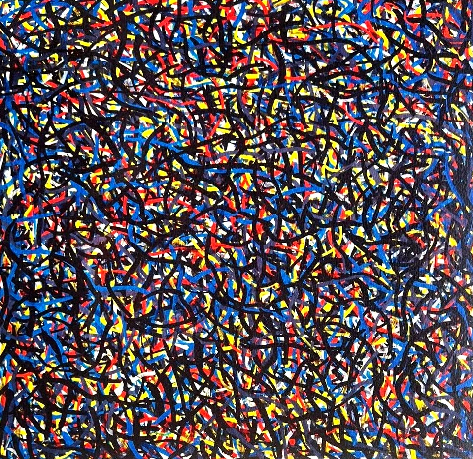 Selo numerado litografia original certificado de autenticidade assinado à mão Sol Lewitt - Imagem 4 de 4