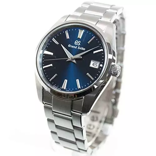 Grand Seiko SBGP013 Heritage Collection Blue Dial Stainless Steel Men Watch NEW