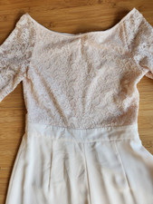 Damen JUMPSUIT Gr. 36 mit Spitze lachs-farben...