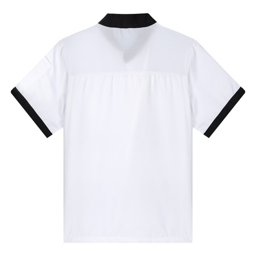 Mens Jacket Cook Chef Shirt Waiter Workear Professional Uniform Unisex Costume - Picture 12 of 32