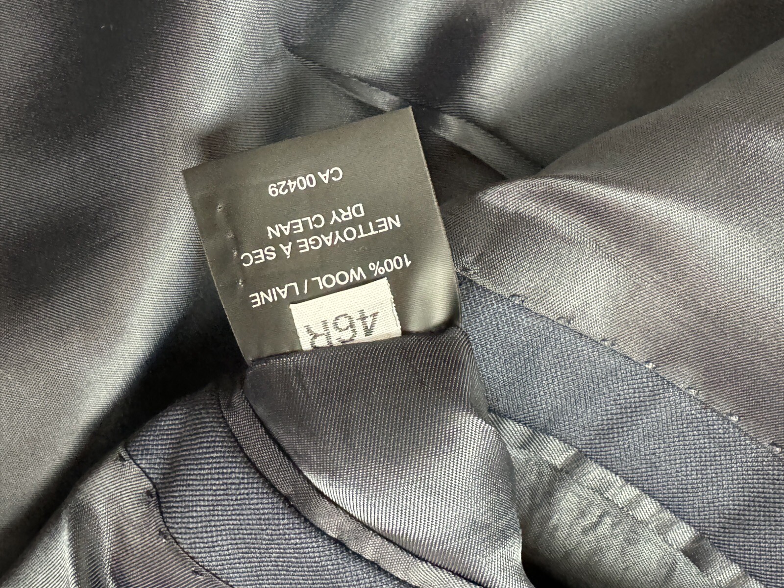 #367 Peter Millar Classic Fit  Solid Blue Suit Ja… - image 7