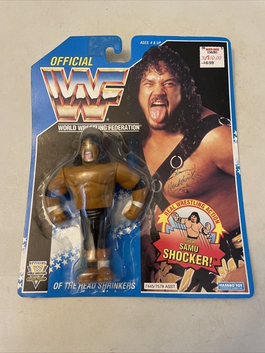 Samu of the Head Shrinkers WWF Wrestling 1993 Hasb...
