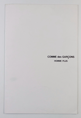 Comme Des Garcons 1986 Homme Plus CATALOG lookbook 3 PETER
