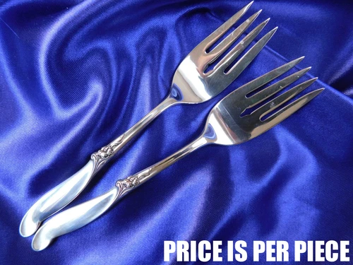 INTERNATIONAL SILVER MELODY STERLING SILVER SALAD FORK - EXCELLENT CONDITION