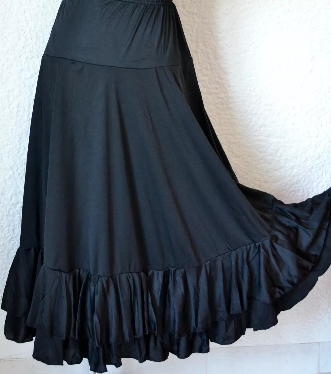 Long black rehearsal clearance skirt
