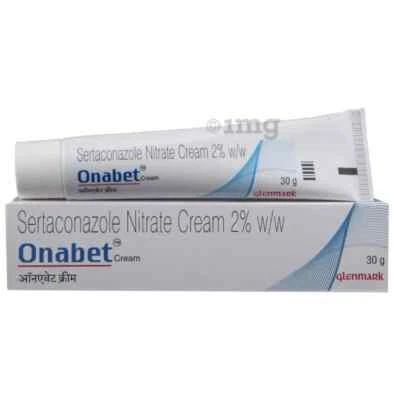 GLENMARK Onabet Sertaconazole Nitrate Cream Treatment of Fungal skin infections 30gm