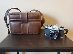 Pentax K1000 manual focus 35mm film camera with 50mm With Hard Case! | eBay