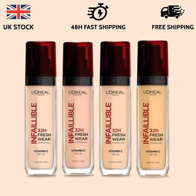 L'Oréal Paris Infallible 32H Fresh Wear Foundation Waterproof 30ml