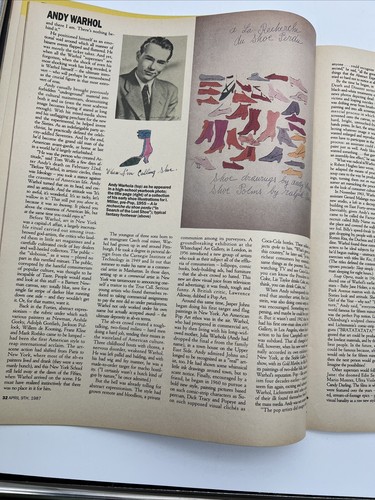Vintage Rolling Stone Woody Allen Andy Warhol Tribute April 1987 - Picture 7 of 11