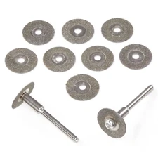 10Pcs 5/8''inch Small Diamond cutting wheel Rotary Cutting Discs for Dremel