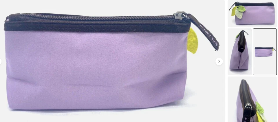 Новый Mary Kay фиолетовый косметический макияж путешествий сумка лаванды сирени ~ 7 «x 4» x 2» - Изображение 2 из 2