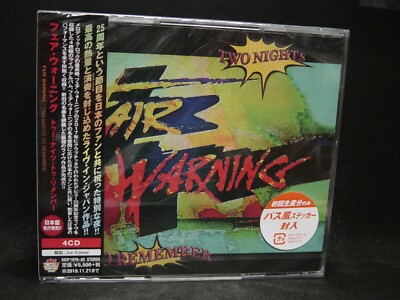 FAIR WARNING Two Nights To Remember JAPAN 4CD V2 Soul Doctor Last Autumn's Dream