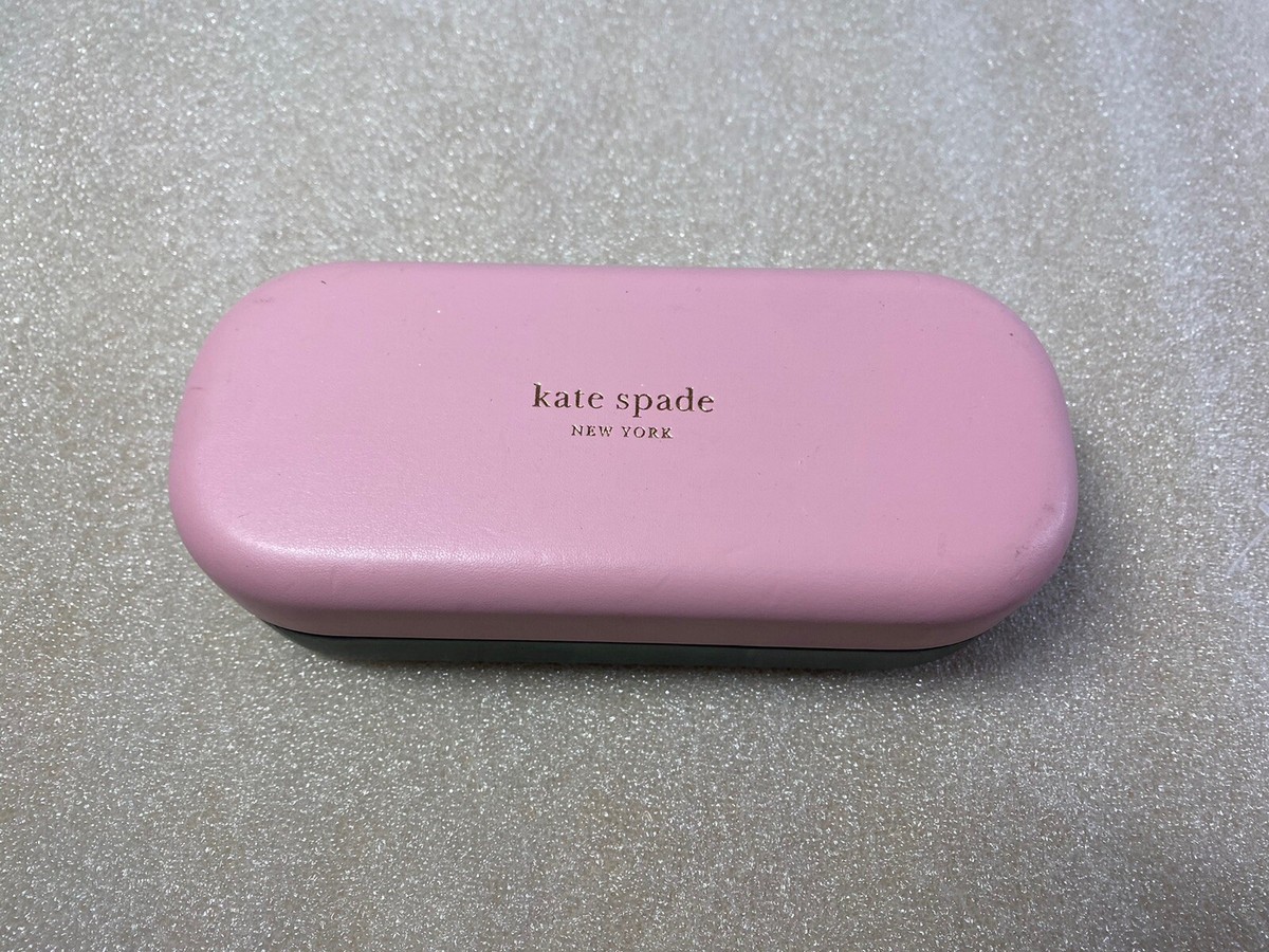 Kate Spade Glasses Case Pink/Green Hard Shell Kate Spade New York