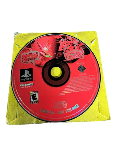 Sony PlayStation 1 PS1 Disc Only Spyro Ripto's Rage & Crash Team Racing CTR DEMO