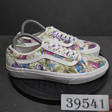 Vans Old Skool Shoes Mens Size 8 Multicolor Floral Skate Low Top Sneakers