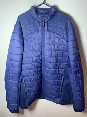 Stuburt Jacke Herren Large Blau Puffer Winter Golf Evoke Thermo Winddicht