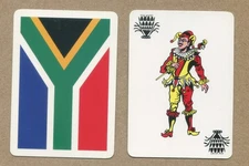 Republic of SOUTH AFRICA Black Joker SWAP PLAYING CARD