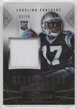 2015 Panini Prestige Extra Points Gold 43/50 Devin Funchess Jumbo Patch 0e1