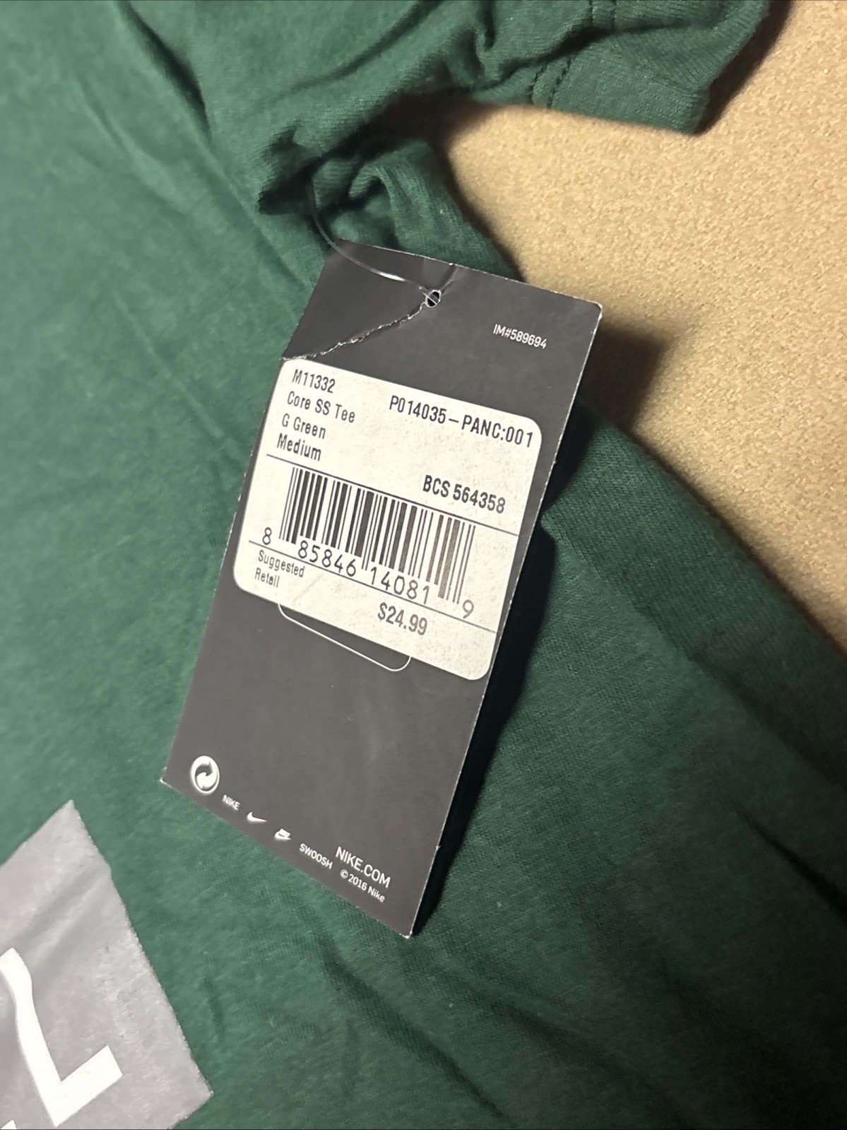 Nuova maglietta Nike Panola College Baseball Pony da uomo taglia media maglietta M. Nuovo con etichetta