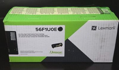BRAND NEW SEALED Lexmark 56F1U0E Black Ink Printer Hi Yield Toner Cartridge OEM!