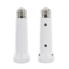 Light Socket Extender, 5.31 Inches Light Bulb Extension Socket, E26 to E27 Stand