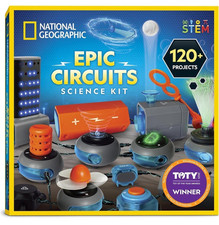 NEW National Geographic Epic Circuits Science Kit For Kids W/120 Projects