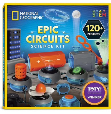 NEW National Geographic Epic Circuits Science Kit For Kids W/120 Projects