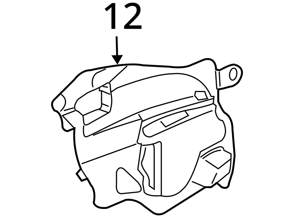 SE ADAPTA A DEFLECTOR BUICK LACROSSE 2005-2009 ASM RR S/D WAT 15857800 - NUEVO OEM Foto 3 de 3