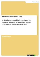 Ist Reichtum TatsäChlich Eine Frage Der Leistung Und Welchen Einfluss Hat Die Ob