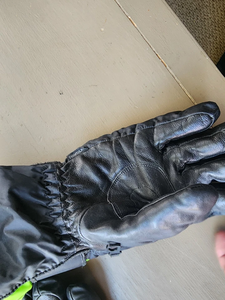 Guantes de moto de nieve vintage Arctic Cat CAT PAWS para hombre XL cuero palma aislante Foto 3 de 4