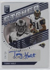 2023 Panini Donruss Elite Etched in Time Signatures /49 Torry Holt Auto 1qg0