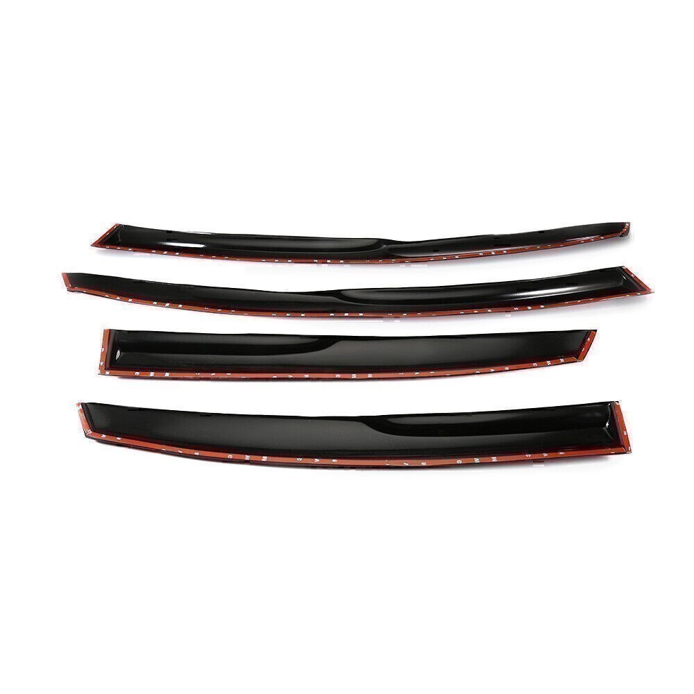 For 2013-2018 Nissan Sentra Wavy Mugen Style Window Visor Sun Rain Guard Vent