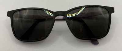 DA LUCE FRAMES ONLY EYEGLASSES DA323 BLACK PURPLE 53-17-143