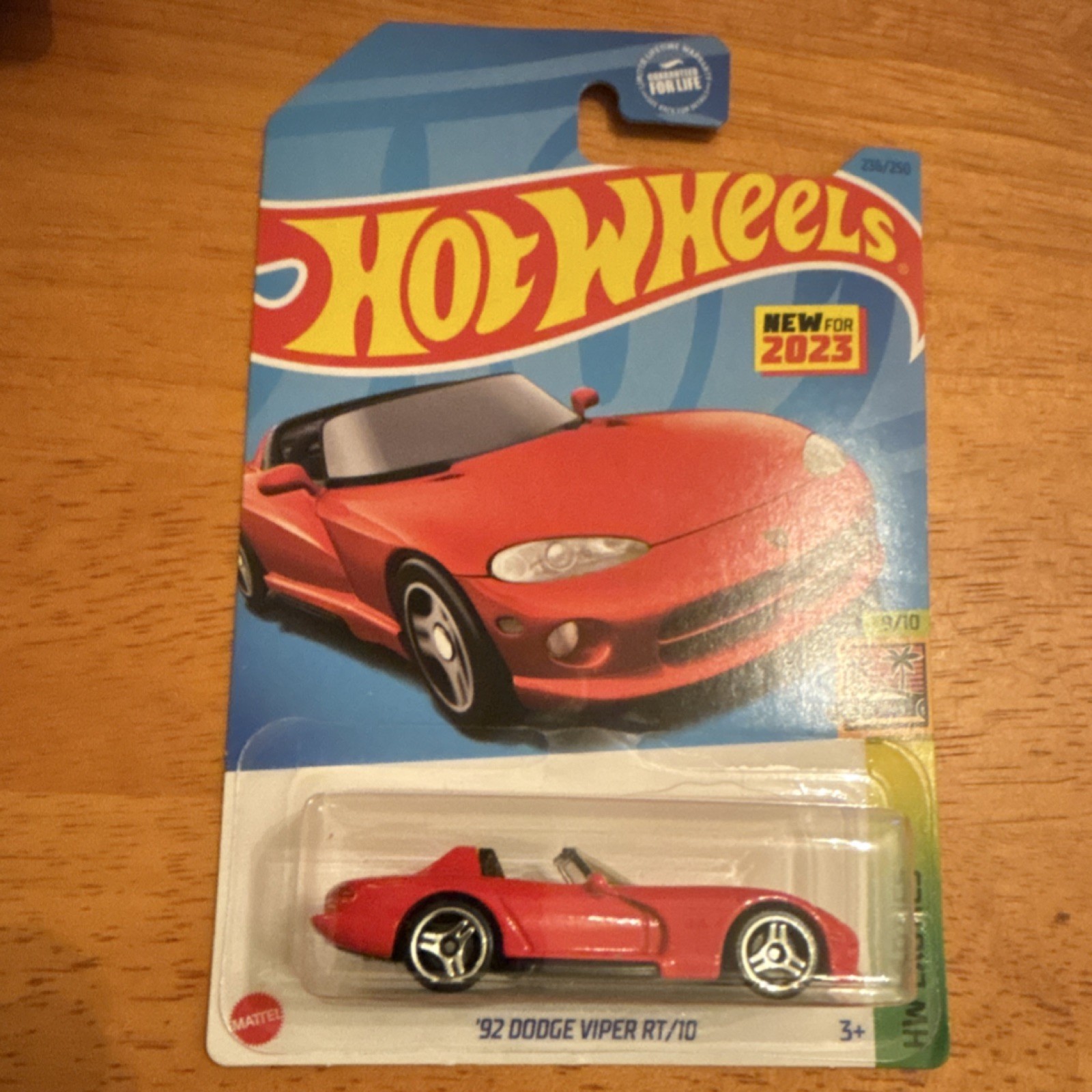 Hot Wheels '92 Dodge Viper RT/10 1:64 Red Diecast HW Exotics Car 2023
