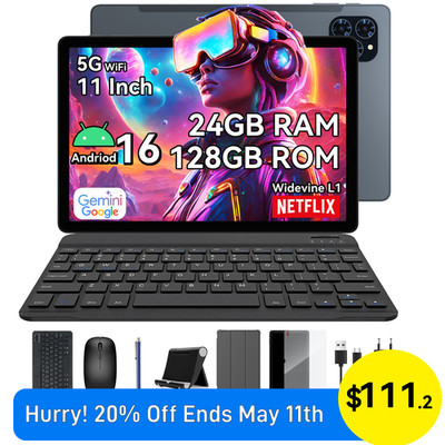 11 インチ　TABWEE T90 128GB タブレット TABWEE T90 WiFi Tablet 11 Inch Andriod 16 24GB+128GB 8000mAh