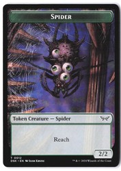 Spider Token #12 Duskmourn: House of Horror MTG