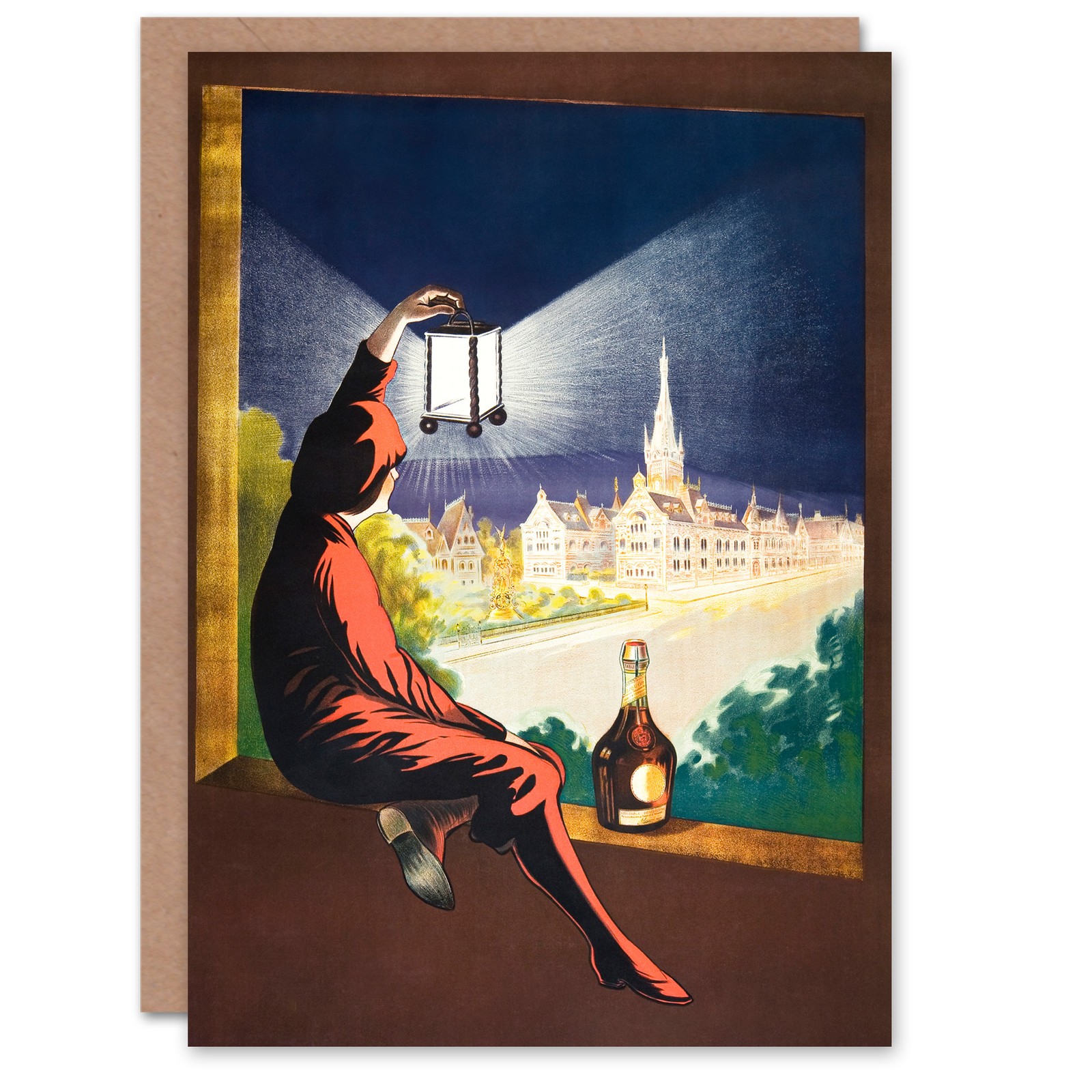 Leonetto Cappiello Art Card Benedictine Wine Vintage Advert