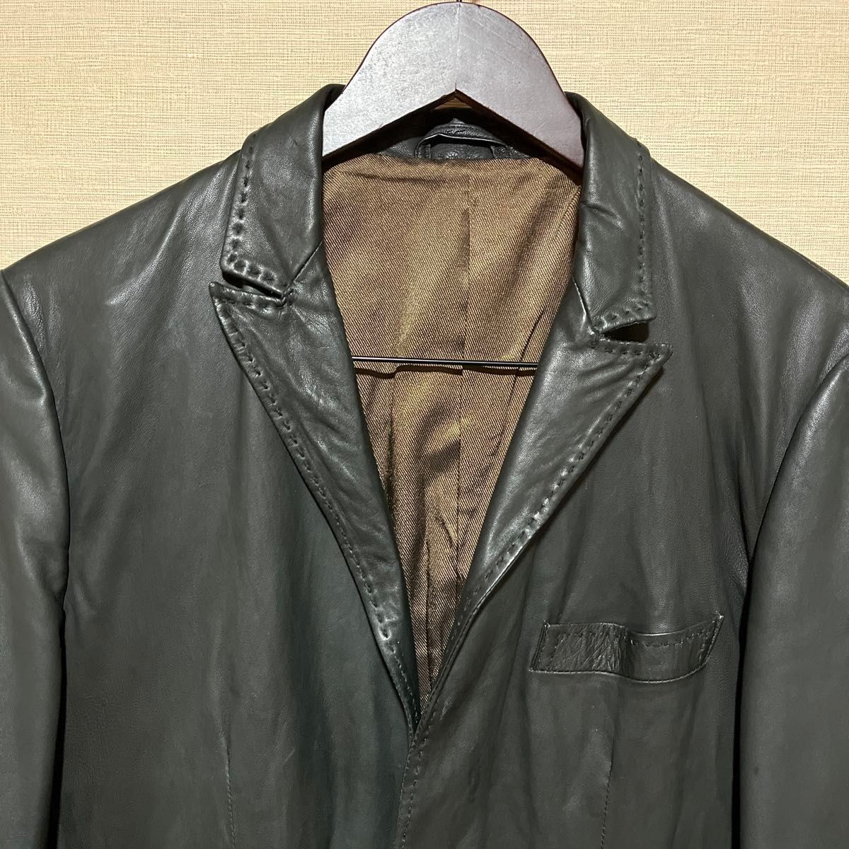 UNIVERSAL LANGUAGE leather jacket tailored jacket… - image 5
