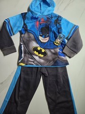 Batman Boys Hoodie  Pants Set   Superhero Outfit Size 5T