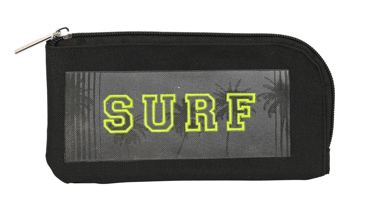 Safta - Surf Flat Pencil Case 23X11X1Cm, Multicolor (842230908)