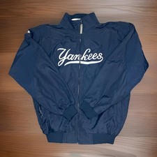 Vintage 90s Majestic New York Yankees Bomber Jacket Authentic Collection L/XL