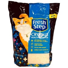 Fresh Step Crystals Cat Litter Health Monitor Unscented 7 lb Bag