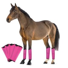 Horse Fly Boots - Fly Boots for Horses Set of Large For average horses Pink