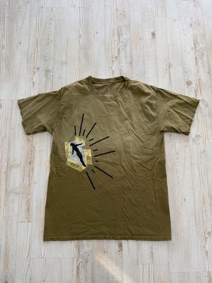 Travis Scott Cactus Jack Size LG  Highest In The Room'' Olive Green Tee Shirt