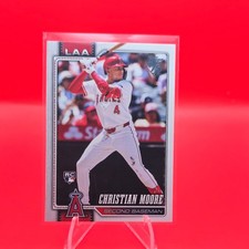 Topps 2025 Bowman Rookie BP-107 Christian Moore Los Angeles Angels Prospects