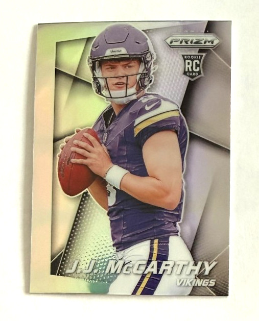 2024 Panini Prizm Football Flashback Silver Prizm Rookie J.J. McCarthy .#3