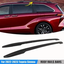 For 2022-2025 Toyota Sienna Roof Rack Set Luggage Cargo Carrier Roof Side Rail