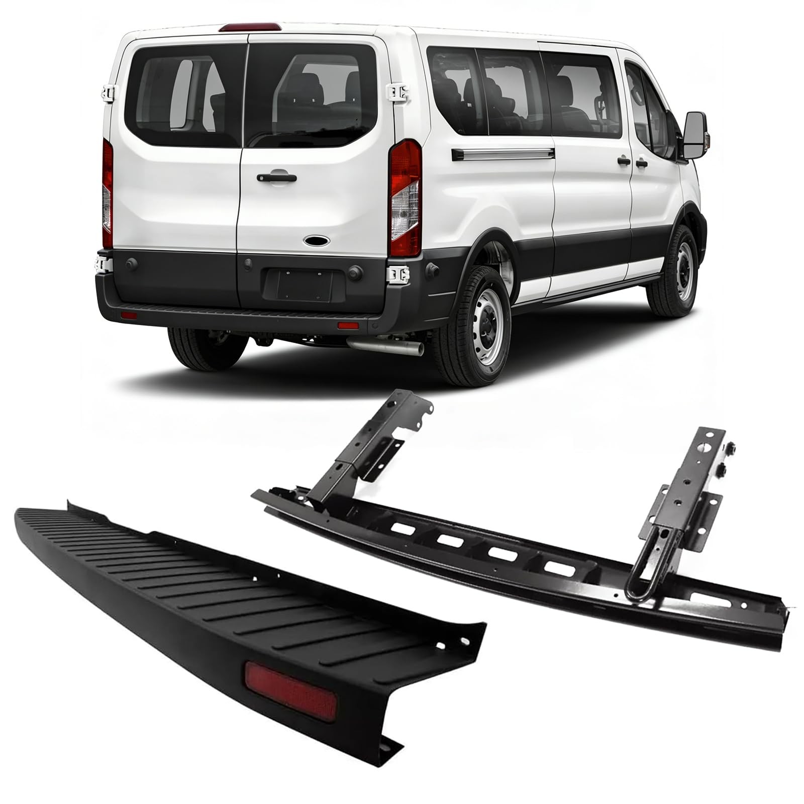 Rear Step Bumper w/ Reinforcement 2015-2023 Ford Transit 150 250 350 FO1106380